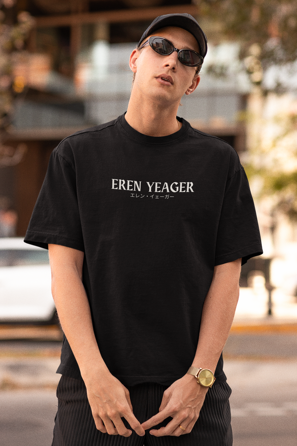 Eren Yeager Unisex Oversized T-Shirt